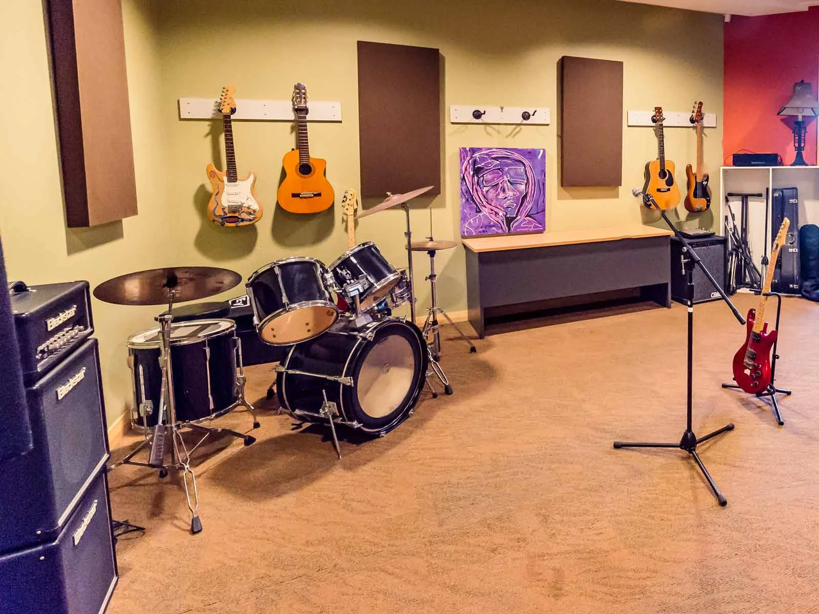 Music room at PM Shree GGIC Gadarpur with musical instruments